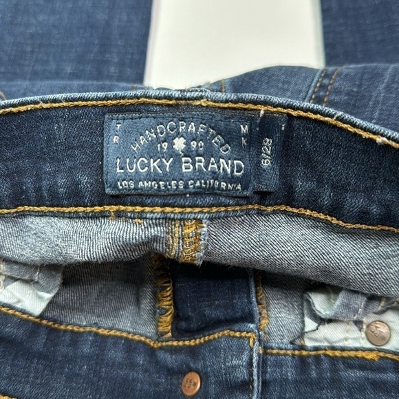 Lucky Brand Raw Hem Brooke Capri Jeans Size 6/28 - Picture 11 of 13